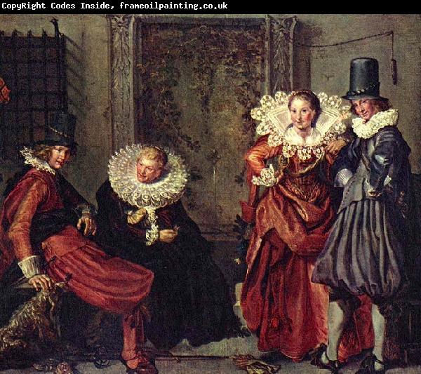 Willem Pieterszoon Buytewech Dignified couples courting